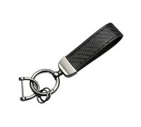 Motorcycle Carbon Fiber Leather Rope Key chain for CB1000 BIG ONE SC30 1993 1994 1995 1996 Key Ring Horseshoe Buckle Accessories