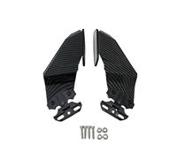 Motorcycle Carbon Fiber Style Adjustable Side Wing Spoiler Fairing With Rear View Mirrors For S1000 S1000R S1000RR accessories(Carbon 2)