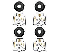Motorcycle Carbureto Motorcycle Carburetor Repair Kit Floating Needle Seat Diaphragm For Kawasaki For ZX1100 C1-C4 For ZZR1100 D1-D5 1991-1997 For ZX ZZR 1100(4 SET A)