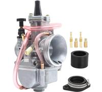 Motorcycle carburetor 28 30 32 34 mm Universal Carburetor Racing carb for Fit for 2T 4T Motorcycle for Quad Go Kart Buggy Dirt Bike for scooter(26 AND SIZE A)