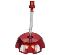 motorcycle carburetor 52mm Diameter CNC Aluminum Gas Fuel Tank Cap Cover Fit For Honda CRF 250 450 230 CRF250 Dirt Bikes Off Road Vehicles Aluminum Alloy Carb(Red)