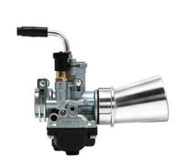 Motorcycle Carburetor Air Cup For PHBG-UB/MB-VHB/VHBZ/VHBT 20-27 Silver Straight Offset M32*1.25mm Carb Air Horn Cup For Dellorto
