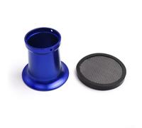 Motorcycle Carburetor Air Filter Interface with Mesh Cup for 24/26/28/30mm Carburetor Compatible with Various Motorbike Models (Blue)