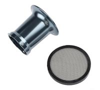Motorcycle Carburetor Air Filter Nozzle with Mesh Screen, Compatible with 24/26/28/30mm Sizes for ATV, Made from Aluminum Alloy Material (Black)