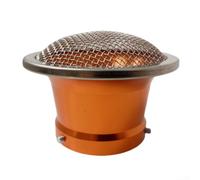 Motorcycle Carburetor Air Filter with Guaze Wind Cup Suitable for PE 21 30mm PE 28 30mm Designed to Fit 32mm and 34mm Carburetors Aluminum Alloy Material (55mm orange)