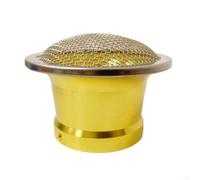 Motorcycle Carburetor Air Filter with Guaze Wind Cup Suitable for PE 21 30mm PE 28 30mm Designed to Fit 32mm and 34mm Carburetors Aluminum Alloy Material (55mm gold)