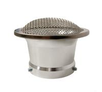 Motorcycle Carburetor Air Filter with Guaze Wind Cup Suitable for PE 21 30mm PE 28 30mm Designed to Fit 32mm and 34mm Carburetors Aluminum Alloy Material (50mm silver)