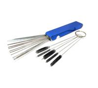 Motorcycle Carburetor Cleaning Kit Stainless Steel Jet Remove Clean Brushes Tool Compatible With Car ATV Engine
