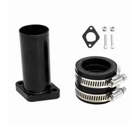 Motorcycle carburetor CNC Intake Manifold Carburetor Adapter Set Engine Connector FIT For PWK 21-30MM Mikuni VM(Black)