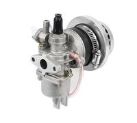Motorcycle carburetor For 47cc 49cc For Mini Quad ATV Dirt Pocket Bike Motorcycle Durable Engine Carb Carburetor With Air Filter 2 Stroke Universal moto carburetors(Silver)