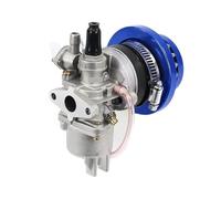 Motorcycle carburetor For 47cc 49cc For Mini Quad ATV Dirt Pocket Bike Motorcycle Durable Engine Carb Carburetor With Air Filter 2 Stroke Universal moto carburetors(Blue)