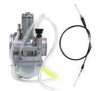 Motorcycle Carburetor For Kawasaki For KX 250F For KX 450F For KLX 400 For KLX 450 For KLR 650 For ZSDTRP 2T 38mm 40mm For Lectron Carburetor With Cable Engine Carburettor(36mm)