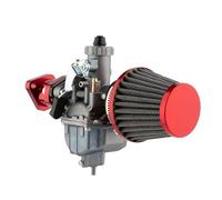 Motorcycle Carburetor For Predator 212cc 196cc Coleman CT200U BT200X For Mini Bike KT196 Go Kart GX160 GX200 6.5hp Clone Engine Air Filter Carb Carburetor Carb(RED)