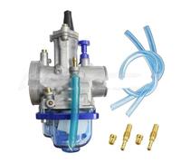 Motorcycle Carburetor For PWK 21 24 26 28 30 32 34mm With Power Jet Racing Moto Motocross Motorcycle Carburetor Carb Cable Carburetor Assy(32mm)