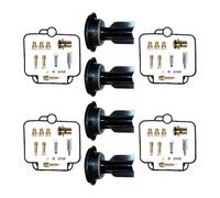 Motorcycle Carburetor For Suz&uki 1988-1990 GSX-R 750 J/K/L 1991-1995 GSX-R750M GSX-R750W/WS Piston Float Diaphragm Rebuild Repair Motorcycle Carburetor Kit(Black 2)