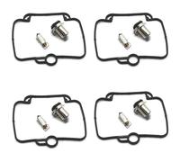 Motorcycle Carburetor For Suz&uki GSF400 For Bandit GK75A 1991-1997 GSF 400 Needle Float Valve Gasket Diaphragm Carb Motorcycle Carburetor Repair Rebuild Kit(Set 4)