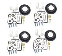Motorcycle Carburetor For Suzuki For GSX750F For Katana For GSX750 For GSX 750 F 1998-2006 Needle Valve Gasket Air Screw Diaphragm Float Motorcycle Carburetor Repair Kit Carburetor Assy(4 set A)