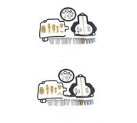 Motorcycle Carburetor For Warrior 350 For YFM350X 1988 1989 1990 1991 1992-2004 For YFM 350 For YFM350 X Motorcycle Carburetor Repair Kit Floating Needle Gasket Parts Carburetor Assy(2 set)
