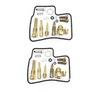 Motorcycle Carburetor For XL650V For TRANSALP 1988 1989 1990 1991 1992-2006 For XL 650 For XL650 V Needle Valve Gasket Air Screw Plunger Diaphragm Carburetor Repair Kit Carburetor Assy(2set B)