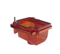 motorcycle carburetor Motorcycle Transparent Carburetor Clear Bottom With Oil Spill Hole Fit For PWK 24 26 28 30 32 34mm Float Bowl Oil Cup(Orange)
