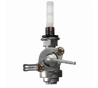 Motorcycle Carburetor ON/Off Universal Fuel Shut Off Valve Tap Replacement for Generator Gas Engine Tank Switch Fit 1/4" Hose Aluminum Alloy Carb(with Oil Cup)