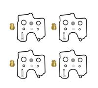 Motorcycle Carburetor Rebuild Gasket Jets Repair Kit For XVZ13 Royal Star Tour Deluxe 2005-2010 Venture 1999-2013 4Set