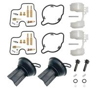 Motorcycle Carburetor Repair Kit For For CB500 For CB500S 1993-2003 Carb Rebuild Parts Diaphragm & Float Carb Replacement Parts(Set 6)