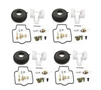 Motorcycle Carburetor Repair Kit For Kawasaki For ZXR750 1989-1995 For ZXR 750 Float Gasket Floating Needle Diaphragm Carb Rebuild Kit(4 sets)