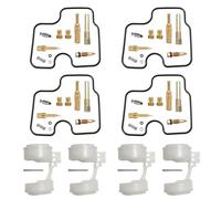 Motorcycle Carburetor Repair Kit Gasket Carburetor Rebuild Kit 4 Sets For CB600F PC36 CB 600 CB600 2002-2006(Style 2)