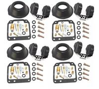 Motorcycle Carburetor Repair Kit Gasket Carburetor Rebuild Kit 4 Sets For Y&amaha XJ550 XJ 550 1981 1982 1983