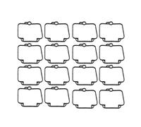 Motorcycle Carburetor Repair Kit Gasket Rubber Compatible For DR350S DR350SE GS500 GS500E GS500F GSX600FU GSX600FU2 GS 500 E(16pcs)