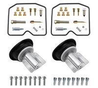 Motorcycle Carburetor Repair Kit With Vacuum Diaphragm Float For KAWASAKI For GPZ400S For EX400-A 1988-1989 Rebuild Kits(D)