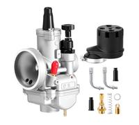 Motorcycle carburetor Universal Carburettor For Polini For CP 15/17.5/19/21/23/24mm With Air Filter Connection Choke Kit Carburetor Carb(17.5mm set)