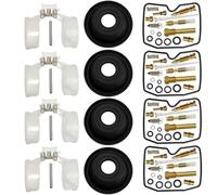 Motorcycle Carburetor Universal Motorcycle Carburetor Repair Kit Float Plunger Diaphragm For Kawasaki GPZ900R For Ninja ZX900A 1990-1994(Type B)
