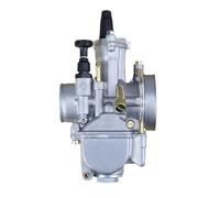 Motorcycle Carburetor With Free Jet For Keihin KOSO PWK 24 26 28 30 32 34mm 2T 4T ATV Quad Go Kart Dirt Bike Scooter 50-250cc Motorcycle Accessories(32mm)