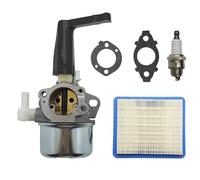 Motorcycle Carburettor Carburetor Tiller Engine Carburetor With Air Filter Mounting Gasket Kit For Briggs For Stratton 697422 696065 110402 110412 215369(Set 2)
