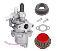 Motorcycle Carburettor For 43cc 47cc 49cc Engine Mini Moto ATV Quad Dirt Pocket Bike Go Kart 2 Stroke Carburetor With Steel Air Filter Inlet Pipe