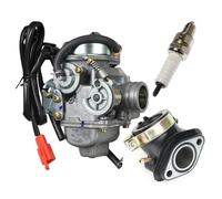Motorcycle Carburettor For PD24J For GY6 For 125cc 150cc 24mm 4 Stroke ATV Motorcycle Carburetor Motorbike Universal Accessories Replacement Parts(Size 1set)
