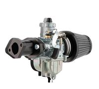 Motorcycle Carburettor For Predator 212cc 196cc For Coleman CT200U BT200X VM22 Carburetor Mini Bike KT196 Go Kart GX160 GX200 6.5hp Clone Engine Air Filter(Black)