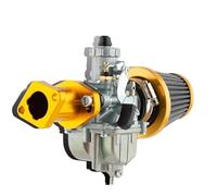 Motorcycle Carburettor Mini Bike KT196 Go Kart GX160 GX200 6.5hp Clone Engine Air Filter For Predator 212cc 196cc For Coleman CT200U BT200X VM22 Carburetor(Gold)