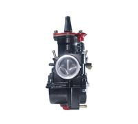 Motorcycle Carburettor Parts Universal Motorcycle for Maikuni for PWK Carburetor 24 26 28 30 32 34mm new black Paint Red interface for scooters ATV off-road bicycles(PWK 32mm)