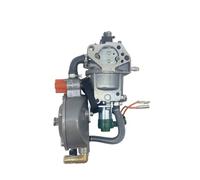 Motorcycle Carburettor Parts Upgraded dual fuel carburetor 5-8KW generator LPG/NG for Honda GX390, energy-saving and stable 188F 190F