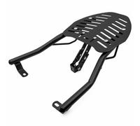 Motorcycle Cargo Rack Heavy Duty Metal Rear With Slotted Top And Adjustable Connectors Suitable For Travel Bags Delivery Loads Office Essentials