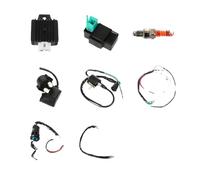 Motorcycle CDI BOX Igniter Full Set Electrics Wiring Harness Coil 5 Pin CDI Spark Kits For 50/70 90/110/125/140CC ATV Quad Pit Dirt Bike Buggy Go Kart