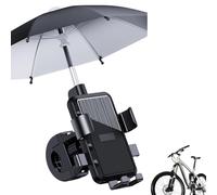 Motorcycle Cell Phone Holder, Motorcycle Handlebar Phone Mount Clamp - Innovative Design Umbrella Cell Phone Holder | Waterproof Mounts