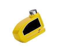 Motorcycle Chain and Padlock Anti-Theft Alarm Motorcycle Scooter Brake Disc(Yellow)