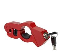 Motorcycle Chain and Padlock Handlebar Lock Anti-Theft Heavy Duty Steel Motorcycle Bicycle ATV Dirt Bike Universal Motorcycle Handlebar Lock(Alloy red 1pcs)