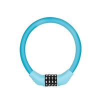 Motorcycle Chain and Padlock Heavy Duty U Lock with Steel Cable - 4 Digit Combination(Blue)
