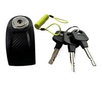 Motorcycle Chain and Padlock Motorcycle Roulette Lock Zinc Alloy Mountain Stroller Scooter Brake Disc Three Brass Keys(2023 Black- S)