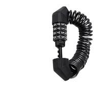 Motorcycle Chain and Padlock Portable Bicycle Lock Password Rope Helmet Safety Steel Wire Mountain Bike Backpack Zinc(048 Black)